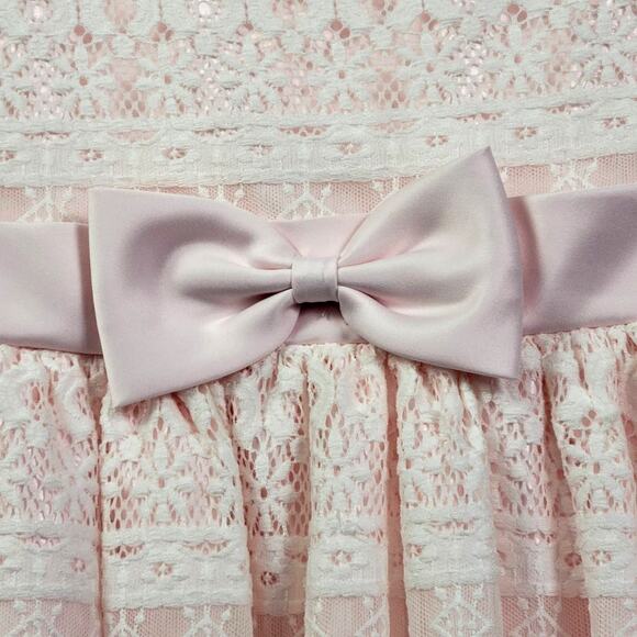 Purple Rose Girl's Pink and Lace Dress Size 16 - Picture 2 of 11